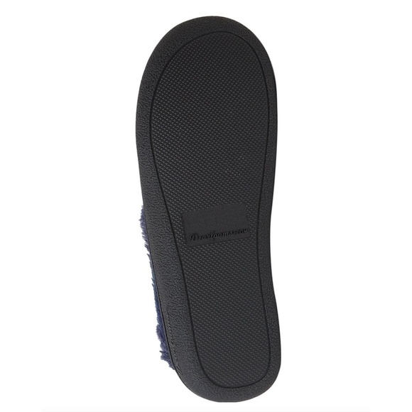 DEARFOAMS Mule Slippers Shoes Peacoat Blue Memory Foam Footbed Indoor Outdoor - Picture 5 of 8